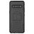 Mobigear Tire LG V60 ThinQ Hoesje Hardcase Backcover Shockproof met Standaard - Zwart