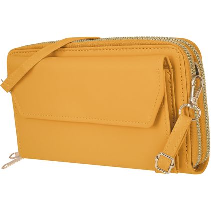Antonio Fonzo Crossbody Clutch Telefoontasje - Large - Geel