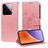 Mobigear Flowers Xiaomi 15 Hoesje Bookcase Portemonnee - Roségoud
