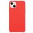 Mobigear Rubber Touch iPhone 15 Siliconen Hoesje Backcover - Rood