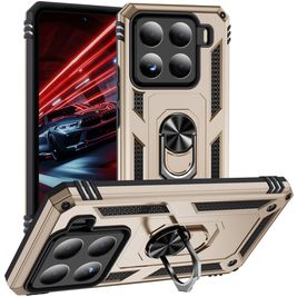 Mobigear Armor ring Xiaomi 15 Hoesje Hardcase Backcover Shockproof met Ringhouder - Goud