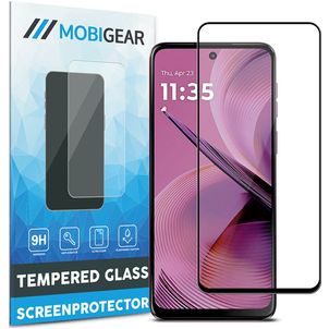 Mobigear Premium Motorola Moto G55 Glazen Screenprotector - Case Friendly