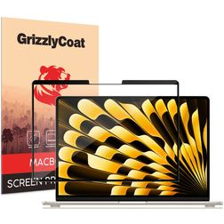 GrizzlyCoat Premium MacBook Air 15 Inch (2023-2026) Screenprotector Folie - Case Friendly