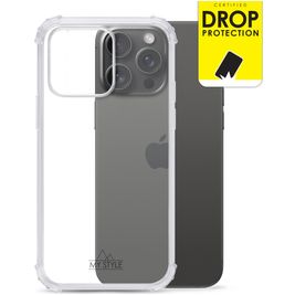 My Style Protective Flex Doorzichtig iPhone 15 Pro Max Hoesje Flexibel TPU Backcover Shockproof - Transparant