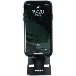 Valenta Aluminum Foldable Telefoon Standaard - Zwart Universeel