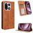 Mobigear Sensation OnePlus 15 Hoesje Bookcase Portemonnee - Bruin