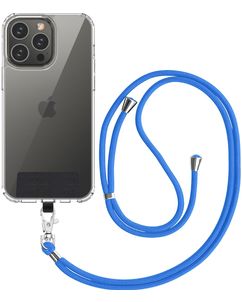 Mobigear Lanyard Universeel Telefoonkoord Verstelbaar - Blauw