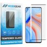 Mobigear Curved OPPO Reno 4 Pro 5G Glazen Screenprotector - Case Friendly - Zwart