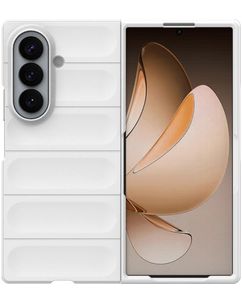 Mobigear Bumpy Samsung Galaxy Z Fold 8 Ultra Hoesje Flexibel TPU Backcover - Wit