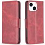 Mobigear Excellent iPhone 15 Hoesje Bookcase Portemonnee - Rood