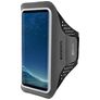 Mobiparts Comfort Fit Telefoonhouder Hardlopen Samsung Galaxy S8 Sport Hoesje Neopreen Sportarmband - Zwart