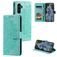 Mobigear Mandala Samsung Galaxy S25 FE Hoesje Bookcase Portemonnee - Groen