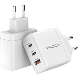 Mobilize Triple USB / USB-C Oplader Power Delivery 65W - Wit