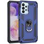 Mobigear Armor Ring Samsung Galaxy A23 Hoesje Hardcase Backcover Shockproof met Ringhouder - Blauw