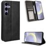Mobigear Sensation Samsung Galaxy S25 FE Hoesje Bookcase Portemonnee - Zwart