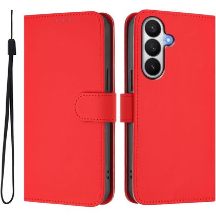 Mobigear Urban Wallet Samsung Galaxy S26 Hoesje Bookcase Portemonnee - Rood