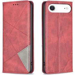 Mobigear Rhombus Slim iPhone Air Hoesje Bookcase - Rood