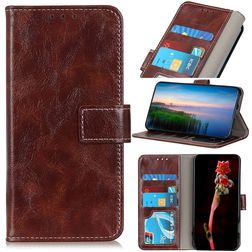 Mobigear Basic iPhone 13 Mini Hoesje Bookcase Portemonnee - Bruin