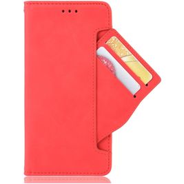 Mobigear Slide Wallet Huawei P40 Pro Plus Hoesje Bookcase Portemonnee - Rood