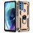 Mobigear Armor Ring Motorola Moto G71 5G Hoesje Hardcase Backcover Shockproof met Ringhouder - Goud
