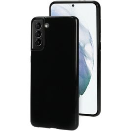 Mobiparts Classic Samsung Galaxy S21 Plus Hoesje Flexibel TPU Backcover - Zwart
