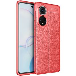 Mobigear Luxury HONOR 50 Hoesje Flexibel TPU Backcover - Rood