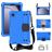 Mobigear HexStrap Samsung Galaxy Tab A11 Hoes EVA-schuim Backcover + Schouderband - Blauw