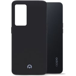 Mobilize Rubber Gelly OPPO Reno 7 Lite Hoesje Flexibel TPU Backcover - Matt Black