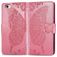 Mobigear Butterfly iPhone 16e Hoesje Bookcase Portemonnee - Roze