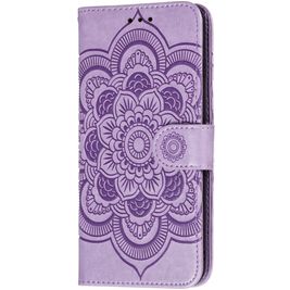 Mobigear Mandala Huawei P40 Hoesje Bookcase Portemonnee - Paars