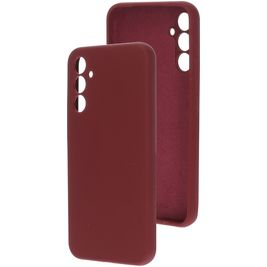 Mobiparts Samsung Galaxy A34 Siliconen Hoesje Backcover - Plum Red