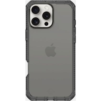 ITSKINS Level 2 SpectrumClear R iPhone 16 Pro Max Hoesje Flexibel TPU Backcover Shockproof - Smoke