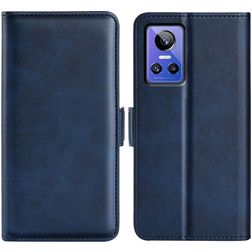 Mobigear Slim Magnet Realme GT Neo 3 Hoesje Bookcase Portemonnee - Donkerblauw