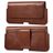 Mobigear Deluxe Belt Broekriemhoesje (max 18.5 cm x 9 cm) - Riemtasje - Holster - Bruin