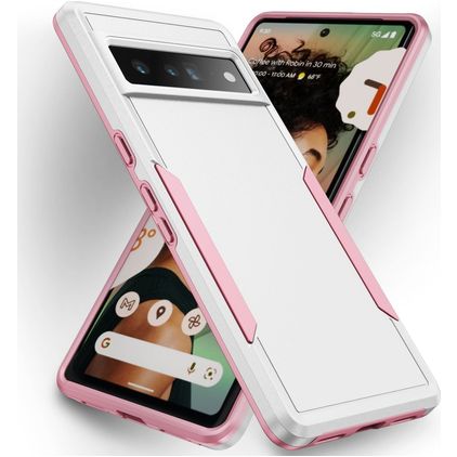 Mobigear Heavy Armor Google Pixel 7 Pro Hoesje Hardcase Backcover Shockproof - Wit