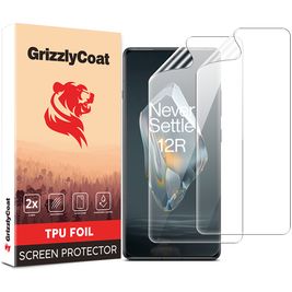 GrizzlyCoat OnePlus 12R Hydrogel TPU Screenprotector - Case Friendly + Installatie Frame (2-Pack)