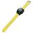 Mobigear Bumpy Siliconen Smartwatch Bandje Gespsluiting - Universeel 20 mm aansluiting - Geel