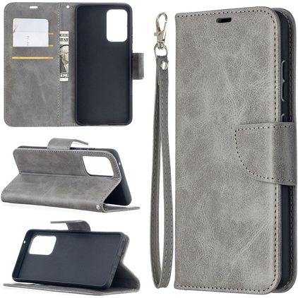 Mobigear Excellent Samsung Galaxy A52 Hoesje Bookcase Portemonnee - Grijs