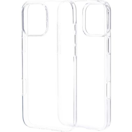 Mobiparts Classic Doorzichtig iPhone 16 Pro Max Hoesje Flexibel TPU Backcover - Transparant
