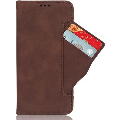 Mobigear Slide Wallet OPPO Find X9 Pro Hoesje Bookcase Portemonnee - Bruin