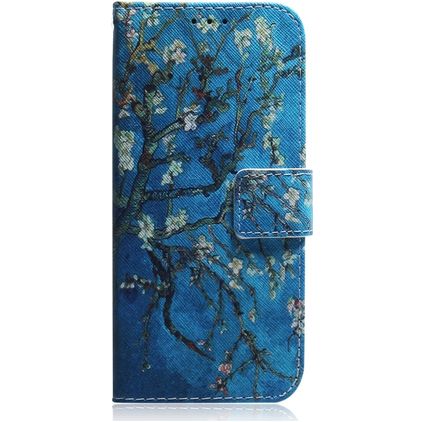 Mobigear Design Huawei P40 Hoesje Bookcase Portemonnee - Amandelbloesem