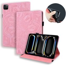 Mobigear Mandala iPad Pro 13 Inch (2024) Hoes Bookcase - Roze