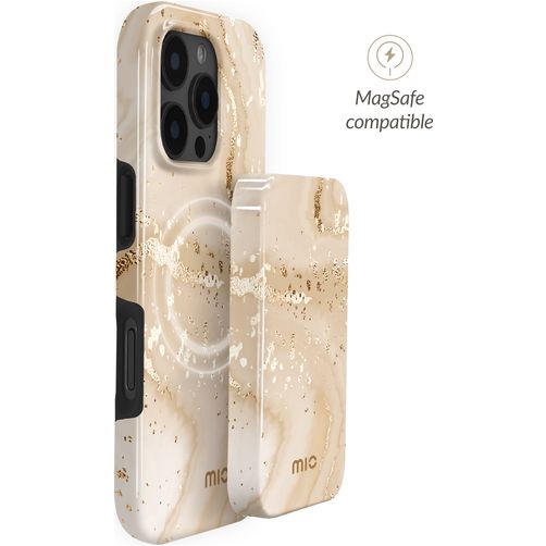 MIO Powerbank 5.000 mAh 15W - MagSafe Compatible - Gold Marble