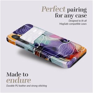 MIO Pasjeshouder - 3 Pasjes - MagSafe Compatible - Flowers