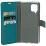 Mobiparts Saffiano Wallet Samsung Galaxy A42 Hoesje Bookcase Portemonnee - Turquoise