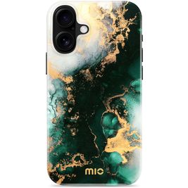 MIO iPhone 16 Plus MagSafe Hoesje Hardcase Backcover - Green Marble