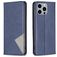 Mobigear Rhombus Slim iPhone 15 Pro Max Hoesje Bookcase - Blauw