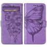 Mobigear Butterfly Google Pixel 7a Hoesje Bookcase Portemonnee - Paars