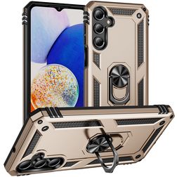 Mobigear Armor ring Samsung Galaxy A16 Hoesje Hardcase Backcover Shockproof met Ringhouder - Goud