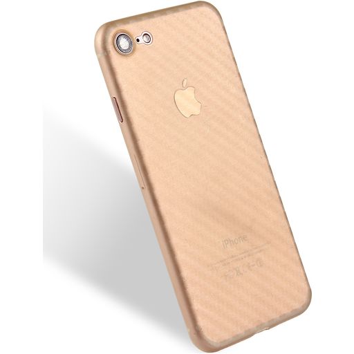 Mobigear Ultra Slim iPhone SE (2020) Hoesje Flexibel TPU Extra Dun Backcover - Goud